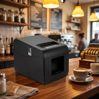 Printer Struk POS 80mm USB+ Printer Thermal dengan Pemotong Otomatis, Mendukung Perintah ESC/P0S, Kompatibel Linux, Tersedia