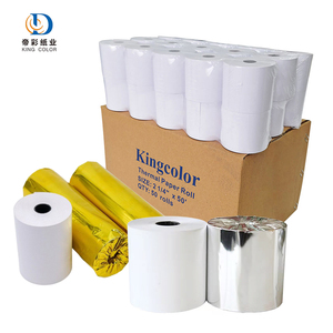 Kingcolor nhiệt giấy cuộn papel termico 80x80mm 57*40mm cho tiền mặt đăng ký máy in giấy ATM nhận giấy cuộn nhiệt - Product Image 3
