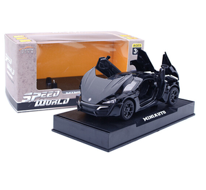 Miniauto Dubai supercar 1:32 modello caldo modello pressofuso con suono e luce modello pullback - Product Image 2