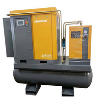 Compresseur d'air à vis deux-en-un haute performance 7,5 CV 10 CV 15 CV 20 CV 11 kW avec réservoir 8-16 bars