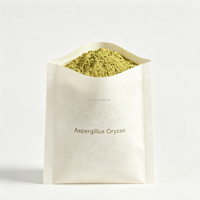 Poudre de spores d'Aspergillus Oryzae 5 milliards UFC/g, granulés résistants, qualité alimentaire, enzymes protéase/amylase/cellulase, 25 kg