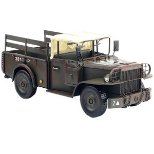 Haute qualité dernière armée vert rétro modèle de voiture américaine décoration 1942 Dodge WC samouraï militaire Ambulance fer décoration cadeau - Product Image 3