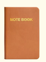 Le carnet classique en cuir PU à couverture rigide peut être personnalisé avec des logos et convient à toutes les situations.