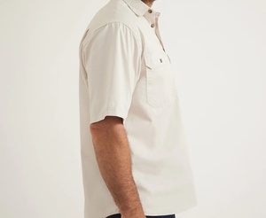 <span class=keywords><strong>Chemise</strong></span> pour hommes personnalisée de haute qualité grande taille élégante <span class=keywords><strong>chemise</strong></span> à manches courtes respirante à séchage rapide - Product Image 6