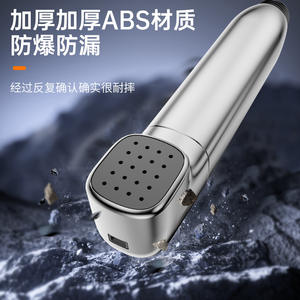 Pistola pulverizadora para bidé, cabezal de ducha de mano presurizado, forma rectangular, montaje en pared, un solo orificio, fácil instalación - Product Image 3