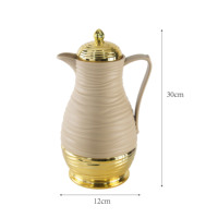Termo / Botella de Vacío de Acero Inoxidable / Cafetera, Jarra Aislada de 1000 ml, Carcasa de Plástico para Cafetera, para Exteriores