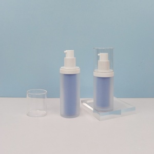 Flacon cosmétique sans air de haute qualité 30 ml, flacon pompe sans air en plastique 15 ml, flacon pompe sans air unique en acrylique pour crème solaire - Product Image 5