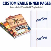 Cahier d'exercices scolaire personnalisé pour la Tanzanie, agrafé, réglure Seyès, couverture personnalisée, fabricant de cahiers d'écriture pour étudiants