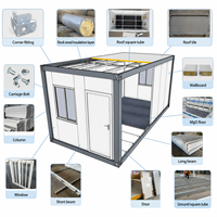 Conteneur en acier isolé de 20 pieds, unité de stockage thermique acoustique résistante aux intempéries, modulaire, pour équipement industriel
