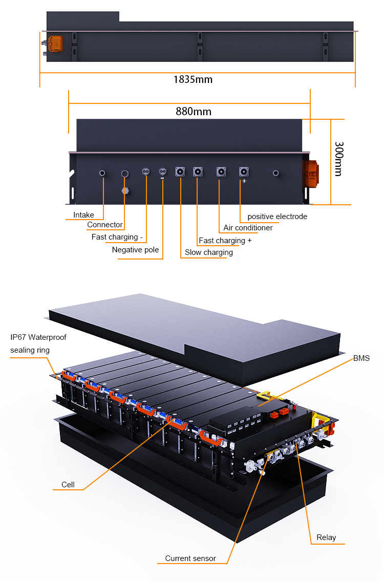 614v 100ah 206ah 280ah Lifepo4 Lfp Lithium Battery Pack For Ev Electric Car