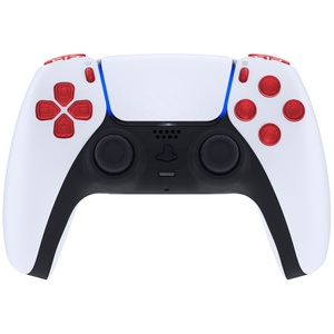 ชุดปุ่มกดสีแดงใสแบบกำหนดเองสำหรับเปลี่ยนแทนของเดิมสำหรับจอยเกม PS5 อุปกรณ์เสริมสำหรับเกม Playstation5 สำหรับคอนโทรลเลอร์ไร้สาย Ps5 - Product Image 4