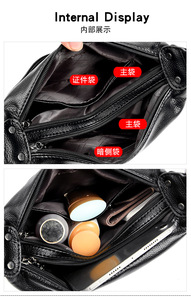 Designer Messenger Customize Women Pu Leather the <b>Tote</b> Bag Purse Crossbody Bag Luxury Purse Handbags for Ladies - Product Image 6