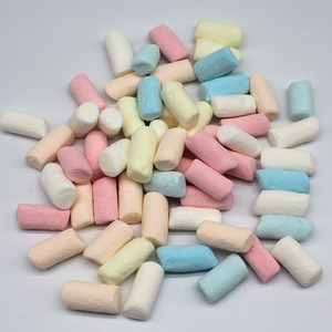 Caramelo de malvavisco liofilizado con sabor afrutado al por mayor, caramelo de algodón crujiente dulce en forma de tiza colorida empaquetado en bolsas - Product Image 3