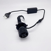 Phare LED H4 super lumineux double lumière intégrée lointaine 6000k 2 ans oeil de poisson LED pour nouvelle voiture Avanza A6 Azera moto 12V