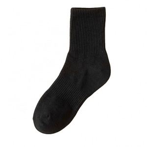 Vente en gros de chaussettes en coton de qualité pour hommes et femmes, couleur unie marron et blanc, côtelées, décontractées - Product Image 4