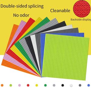 Plaque de base lunaire 32*32 points, plusieurs couleurs, compatible avec les blocs de construction, mini briques d'<span class=keywords><strong>action</strong></span>, support de base, plaque éducative, jouets - Product Image 4