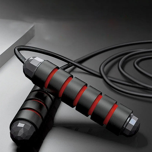 Jump Rope Professional Tangle Free Rapid Speed Jumping Rope Foam <b>Handle</b> Adjustable Steel Skipping Rope Gym Fitness Slim Body - Product Image 2