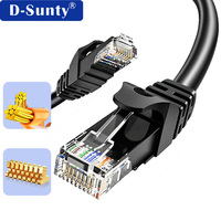 Cable de Conexión Ethernet Cat5e UTP, 100Mbps, RJ45, Cable de Red de Cobre Puro 23/24AWG, Cable de Conexión LAN, CE, RoHS, FCC, para Router, Switch, PC