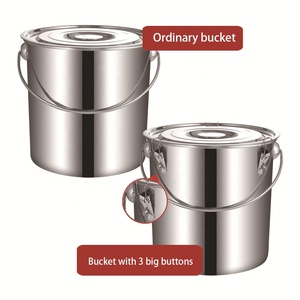 Bac à soupe droit épaissi en acier inoxydable, pot à soupe de grande qualité, pédale pour la cuisine - Product Image 5