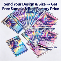 Cartes à jouer personnalisées écologiques avec impression laser couleur, papier cartonné 310 g/m², avec emballage en boîte pliante