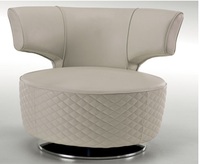 Fauteuil moderne en tissu velours et mousse, avec structure en acier inoxydable, idéal pour chambre, salon, chaise longue, hôtel, appartement, salle à manger