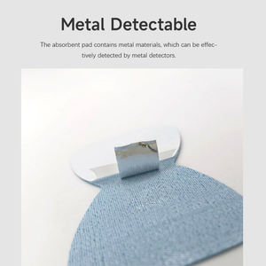 للبيع بالجملة من المصنع Yukio BA01 مقاوم للماء معتمد من CE قابل للتنفس معدن أزرق قابل للكشف عن الإسعافات الأولية على شكل فراشة ضمادة - Product Image 4