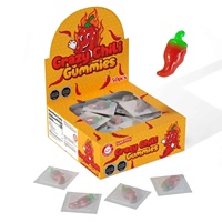OEM Groothandel 3D Chili Peper Vormige Gummy Candy Novelty Fruit Flavour Jelly Snoepjes Zachte Snoepjes voor Kinderfeestjes Cadeautjes