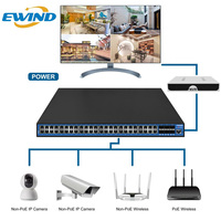 Switch de Rack Administrado L3 de Gran Escala con 48 Puertos Gigabit + 6 Puertos de Fibra (SFP+) de 10G, Compatible con SNMP para Centro de Datos