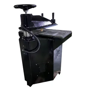 Máquina de troquelado hidráulica para fabricación de zapatos de cuero, brazo oscilante, prensa de clic