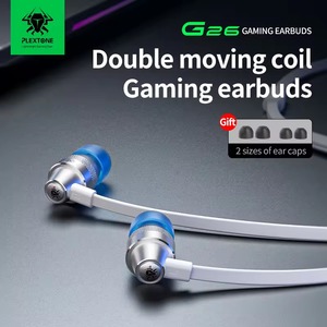 PLEXTONE G26 <b>Gaming</b> Earphones with Dual Audio Drivers, In-line Mic and Volume <b>Control</b> for TYPE-C 3.5MM and Phone Pc xbox ps4 - Product Image 4