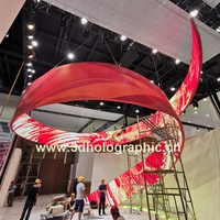 Pantalla LED Flexible para Interiores con Forma Personalizada, Módulo LED Suave a Todo Color SMD X para Pilar de Forma Especial