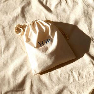 Cotton Biodegradable Jewelry Packaging Pouch GOTS Certified for Rings Earrings <b>Bracelets</b> Use in Gifts - Product Image 1