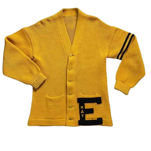 Cardigans en tricot unisexes personnalisés 100% coton épais de haute qualité pour l'hiver et l'automne, manches longues, couleurs personnalisées élégantes - Product Image 1