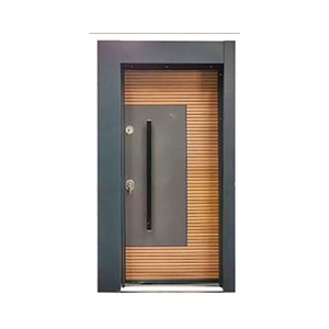 Puerta de Seguridad Turca SFA 064, Puerta de Entrada Exterior Metálica Antirrobo, Diseño Contemporáneo - Product Image 5