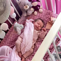 Muñeca Bebé Reborn de Silicona Hecha a Mano de 20 Pulgadas, Realista, para Niñas, Regalo, Colección, Adorno