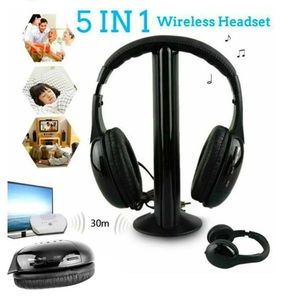 5 In 1 Wireless Headset With Receiver For TV Phone Computer Gaming Music 30m Range - Product Image 3