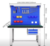 Banc de travail antistatique robuste CYD, table de travail industrielle en acier pour atelier