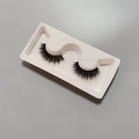 Emballage écologique de boîte de cils avec des insertions de plateau de papier de cils