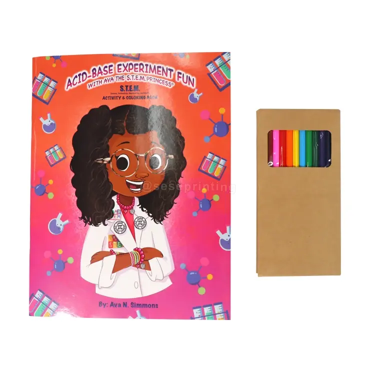 Sese in ấn giá rẻ colouring in ấn Cuốn Sách Màu sách có thể in cho trẻ em in ấn colouring hoạt động cuốn sách
