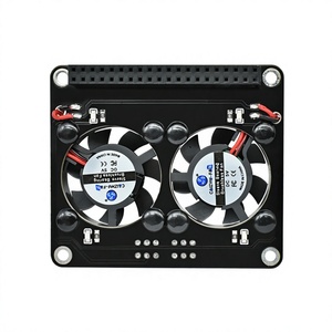 Placa de Desarrollo Raspberry Pi 5/4B con Expansión de Doble Ventilador, Refrigeración Activa, Luz Ambiental LED e Interfaz USB - Product Image 1