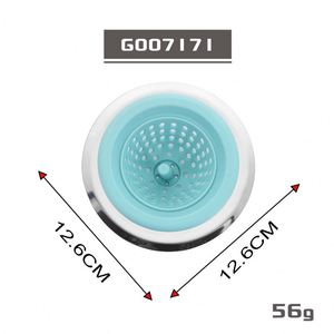 Panier égouttoir en silicone écologique pour évier de cuisine avec bouchon de vidange – Vente en gros - Product Image 6