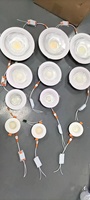 Downlight LED moderne 2.5/4/5/8 pouces lumière de trou de plafond projecteur de maison tricolore pour salon salle à manger pour l'intégration à la maison