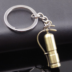 RetroFashion Keychain Fire Extinguisher <strong>Fireman</strong> Pendants DIY Men Jewelry Car <strong>Key</strong> Chain Ring Holder Souvenir Gift Keychain - Product Image 5