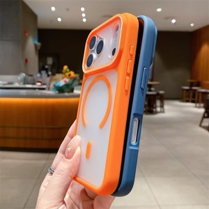 Funda Magnética Transparente Esmerilada de Alta Calidad, Material TPU+PC, Agradable al Tacto, para <span class=keywords><strong>iPhone</strong></span> 18 17 16 15 14 13 12 - Product Image 3