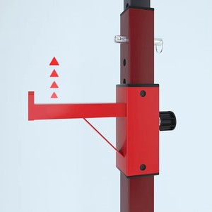 Support de fitness compact et robuste pour presse à banc simple et demi-rack de squat, idéal pour usage en <span class=keywords><strong>location</strong></span> et en salle de sport à domicile - Product Image 5