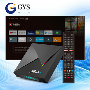 Salida de fábrica Android TV BOX My Air Tv Dual Wifi 4K Tv Box Amlogic S905x3 Chipset con BT Remote Ott Set- Top Box