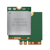 QOGRISYS Módulo WiFi 6 de Doble Banda 2.4G/5GHz de 1800Mbps 802.11ax Bluetooth 5.2 M.2 2230 PCIe Realtek RTL8852BE para Laptop PC