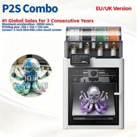 Printer 3D Bamboo P2S Combo Home Office Versi Global Tanpa Kunci EU UK, WiFi, Dioperasikan via Aplikasi, Langsung dari Pabrik, Pembuatan Sampel Kustom