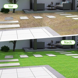 Césped Artificial Verde Oscuro Natural de 20 mm, Césped <span class=keywords><strong>Sintético</strong></span> de PP de Alta Densidad para Jardín, Fácil de Instalar, Cortable a Medida - Product Image 4