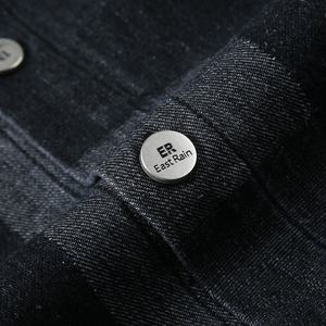 Camisa de Mezclilla para Hombre, Diseño Nuevo, Talla Grande, Casual, Manga Larga, Algodón, Moda - Product Image 2